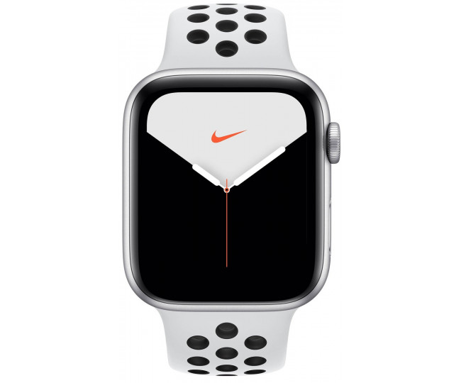 Apple Watch Series 5 Nike (GPS) 44mm Silver Aluminum Case Pure Platinum/Black Nike SportBand (MX3V2)